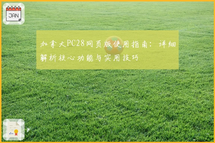 加拿大PC28网页版使用指南：详细解析核心功能与实用技巧